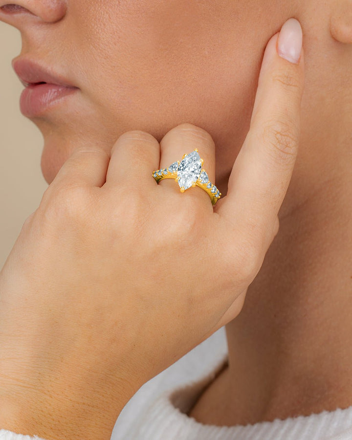 Marquise & Trillion Ring