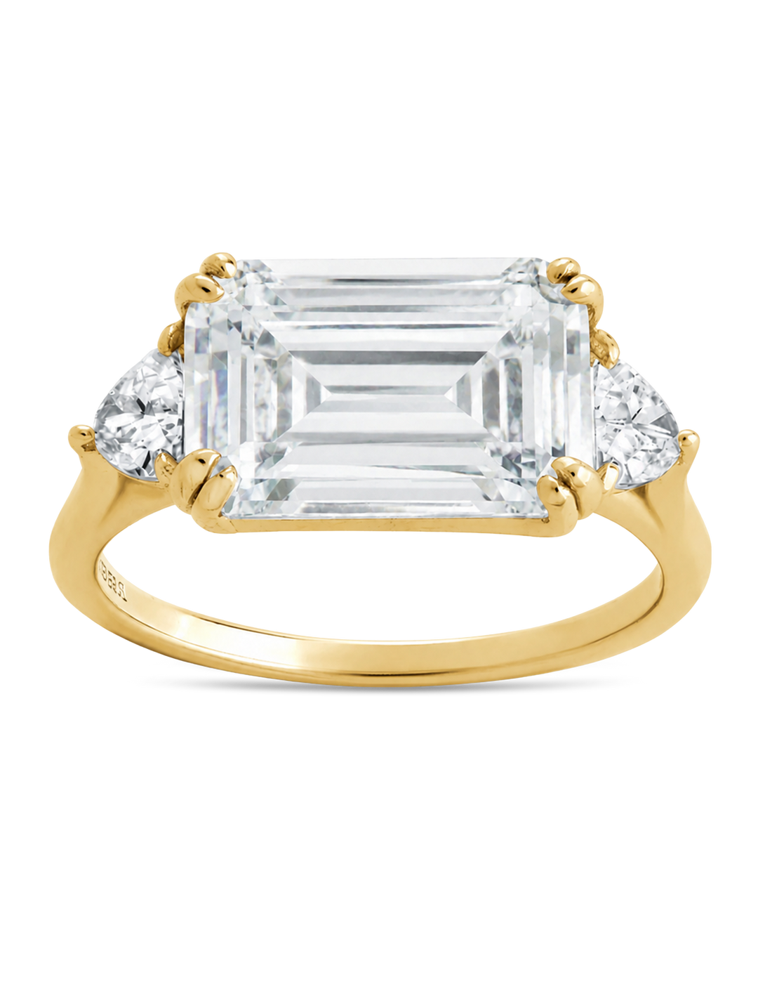 Emerald & Trillion Ring