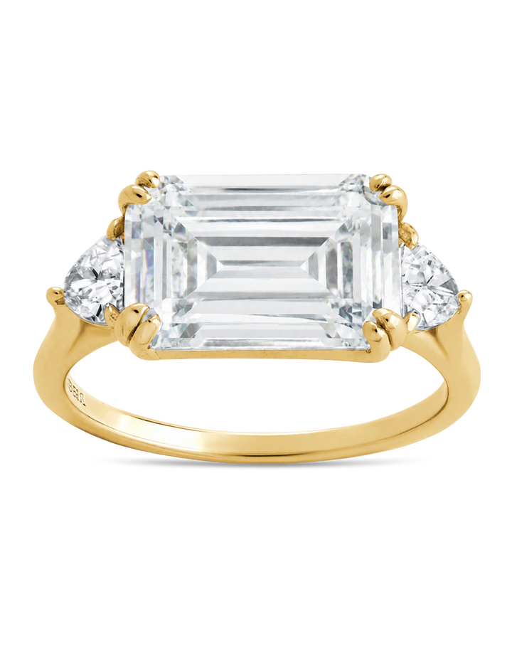 Emerald & Trillion Ring