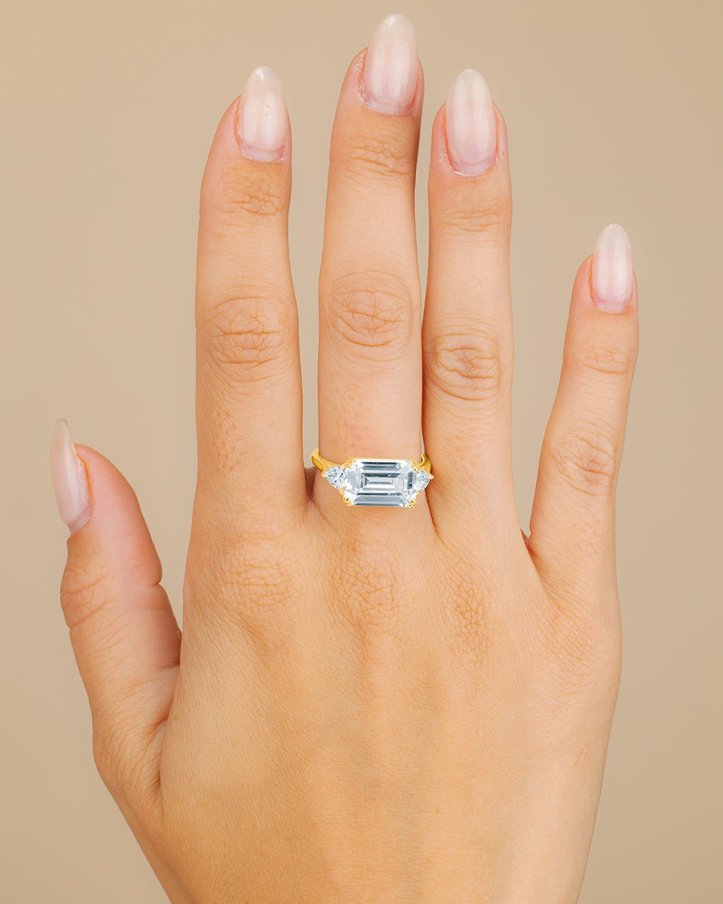 Emerald & Trillion Ring