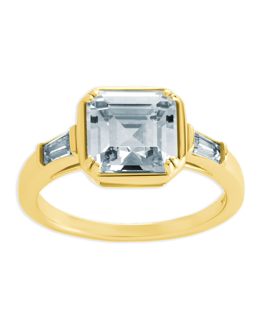 Asscher Baguette Ring