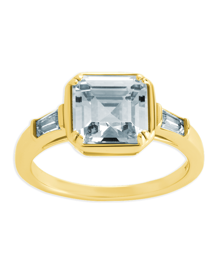 Asscher Baguette Ring