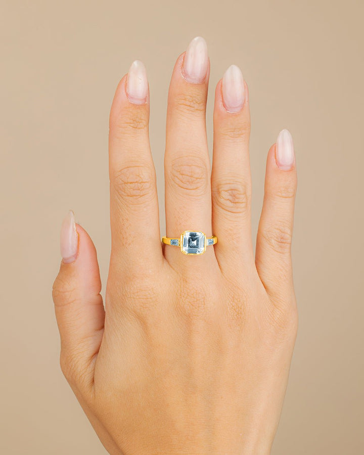 Asscher Baguette Ring