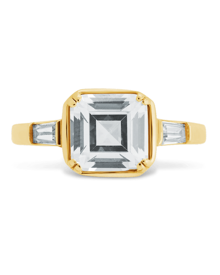 Asscher Baguette Ring