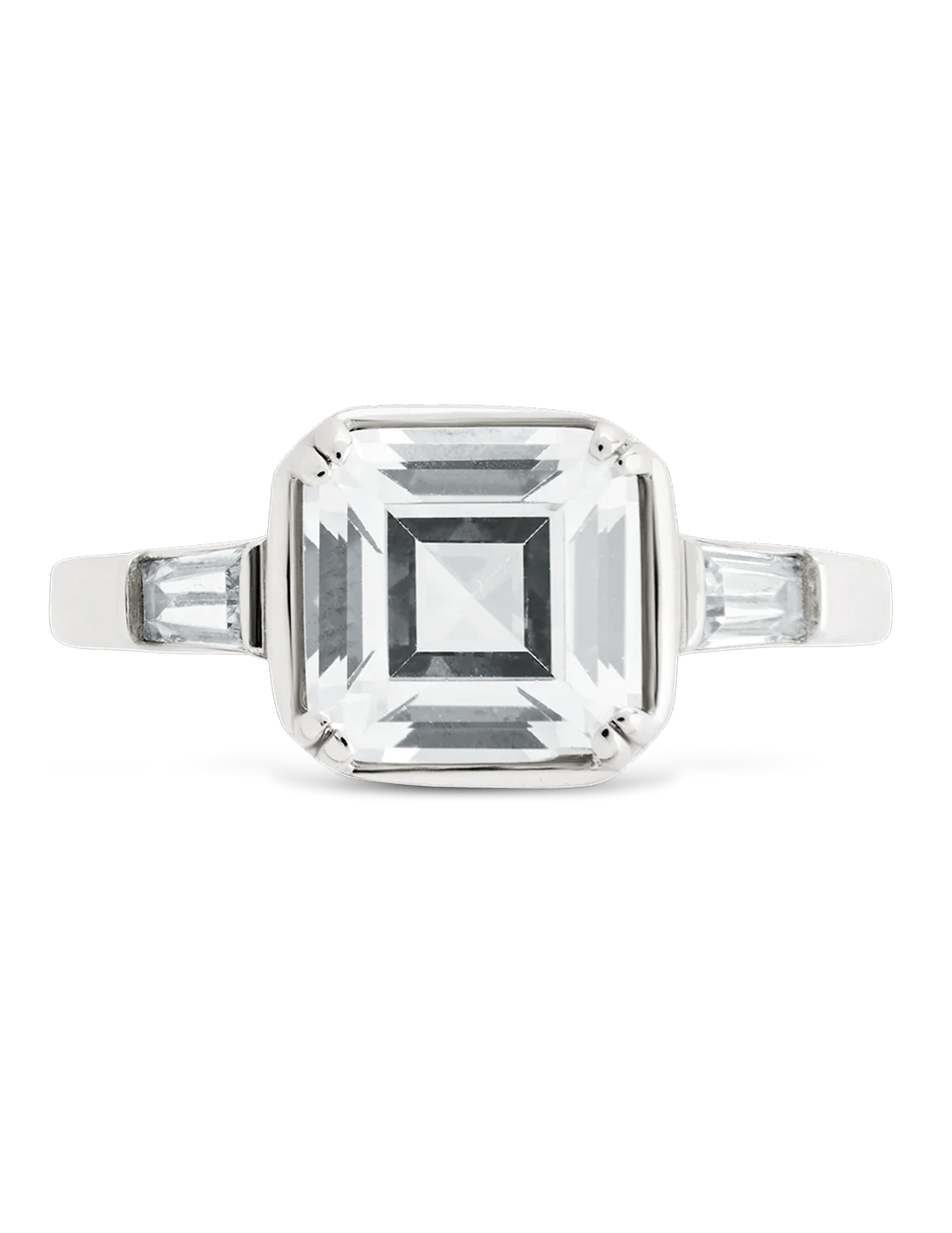 Asscher Baguette Ring