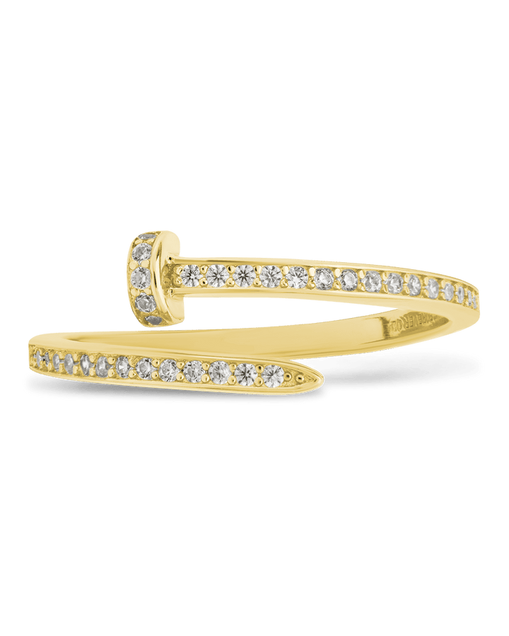 Journey Twisted Sparkle Wrap Ring