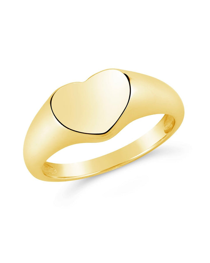 Cora Heart Signet Ring