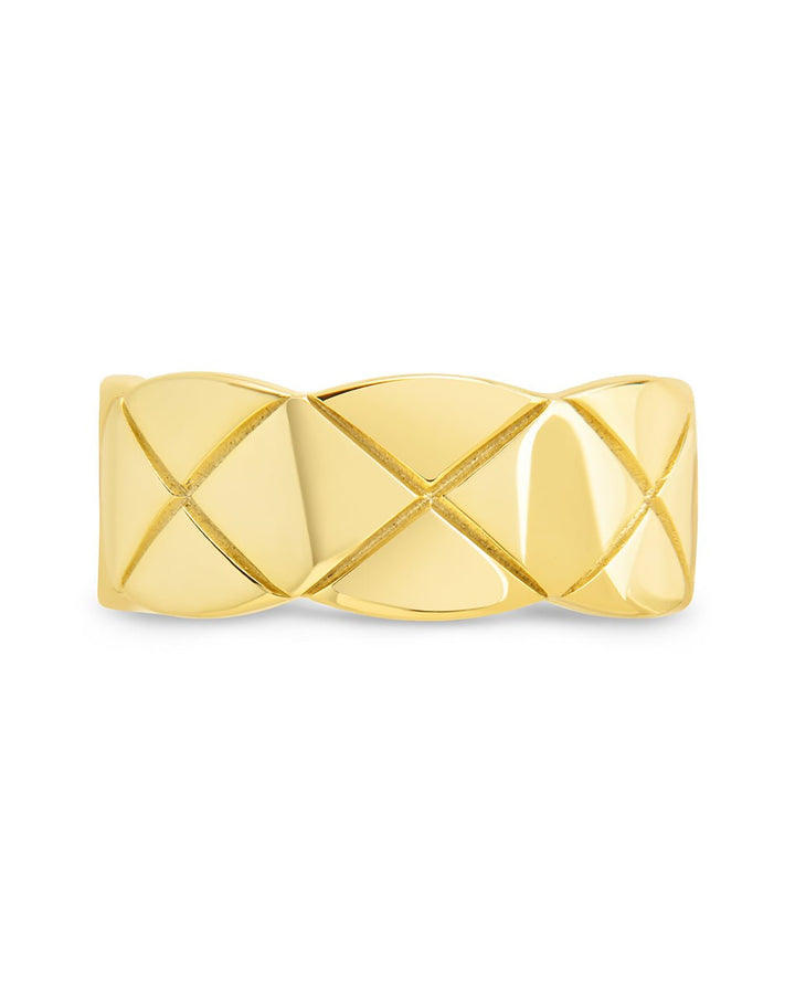 Audrey Quilted Textured Ring