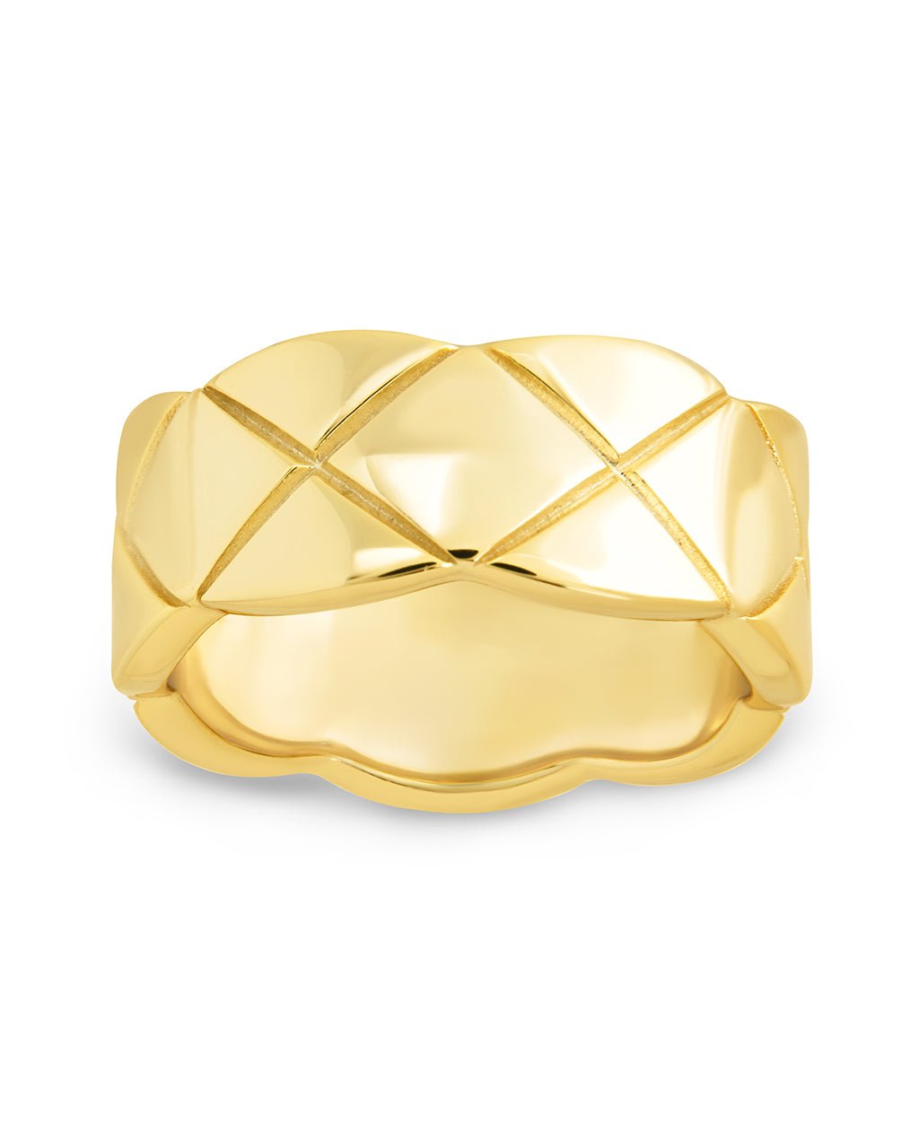 Audrey Quilted Textured Ring