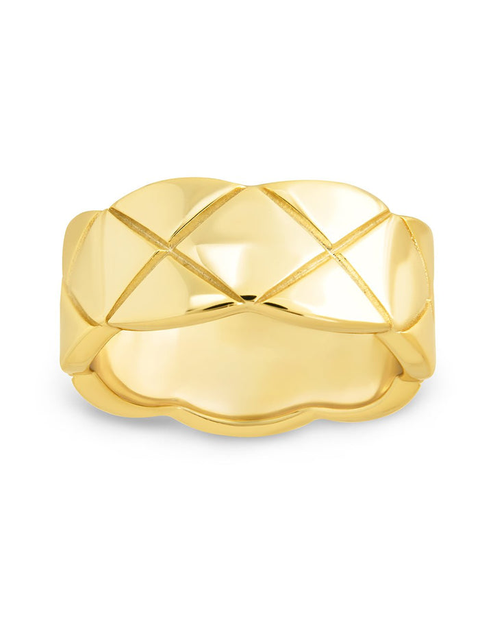 Audrey Quilted Textured Ring