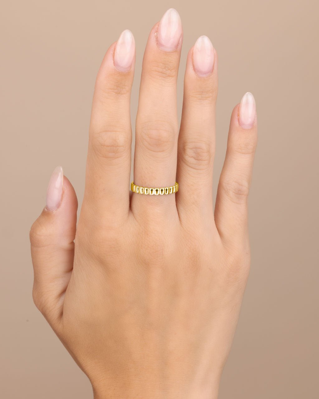 Stacey Textured Band Ring