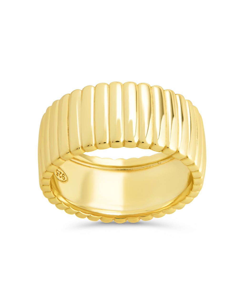 Robyn Ribbed Band Ring