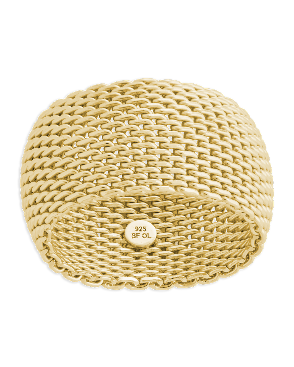 Wide Mesh Ring