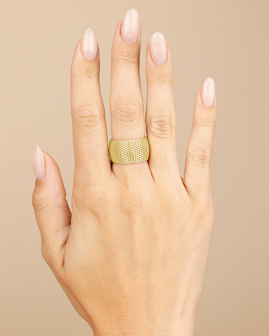 Wide Mesh Ring