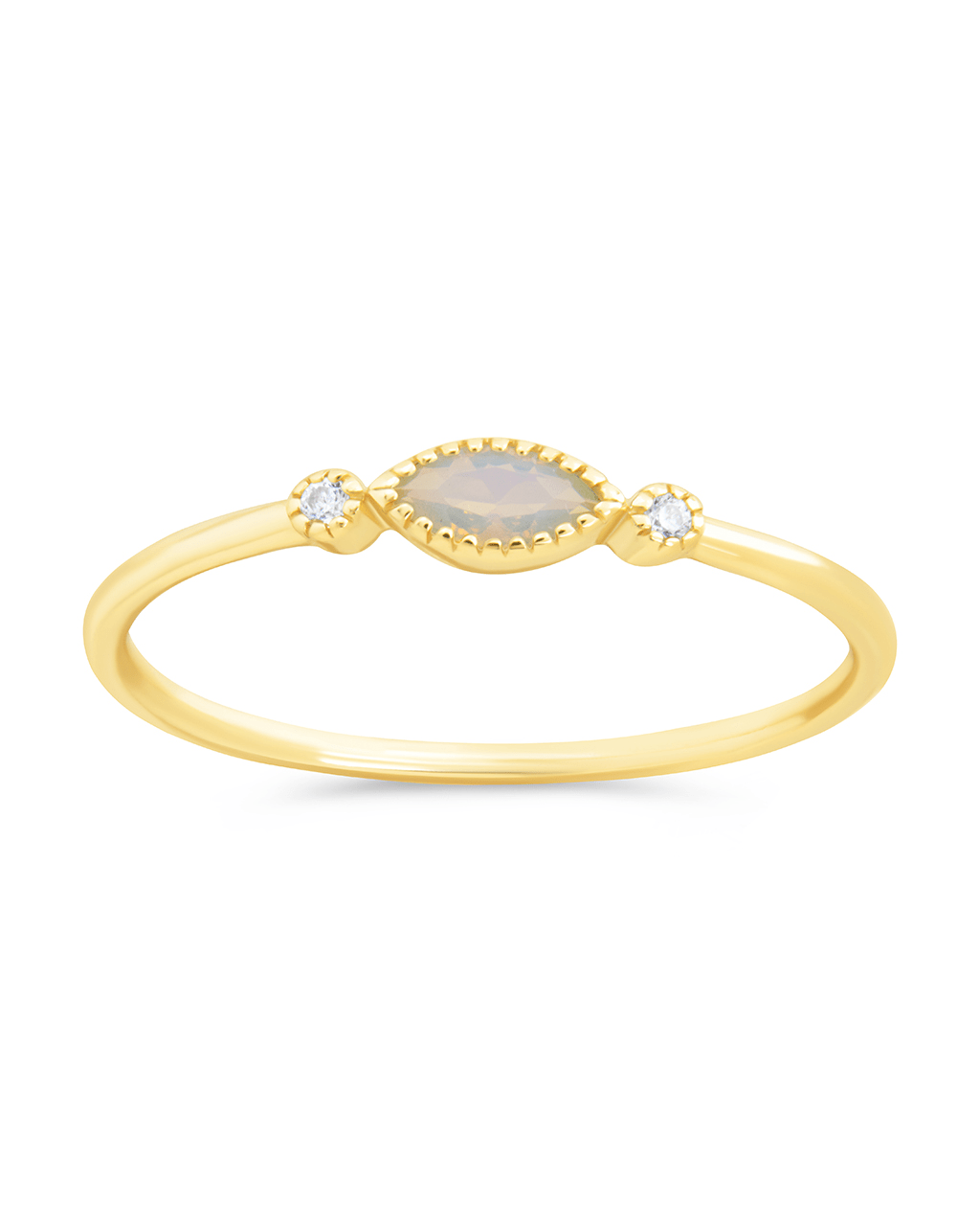 Karina CZ Mother of Pearl Ring