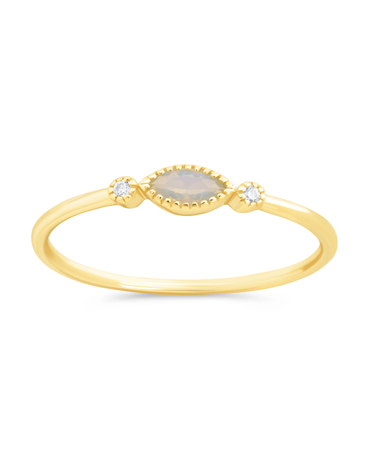 Karina CZ Mother of Pearl Ring
