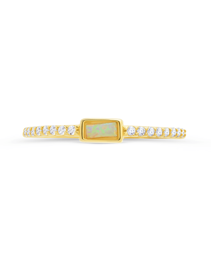 Corrine Opal & CZ Ring