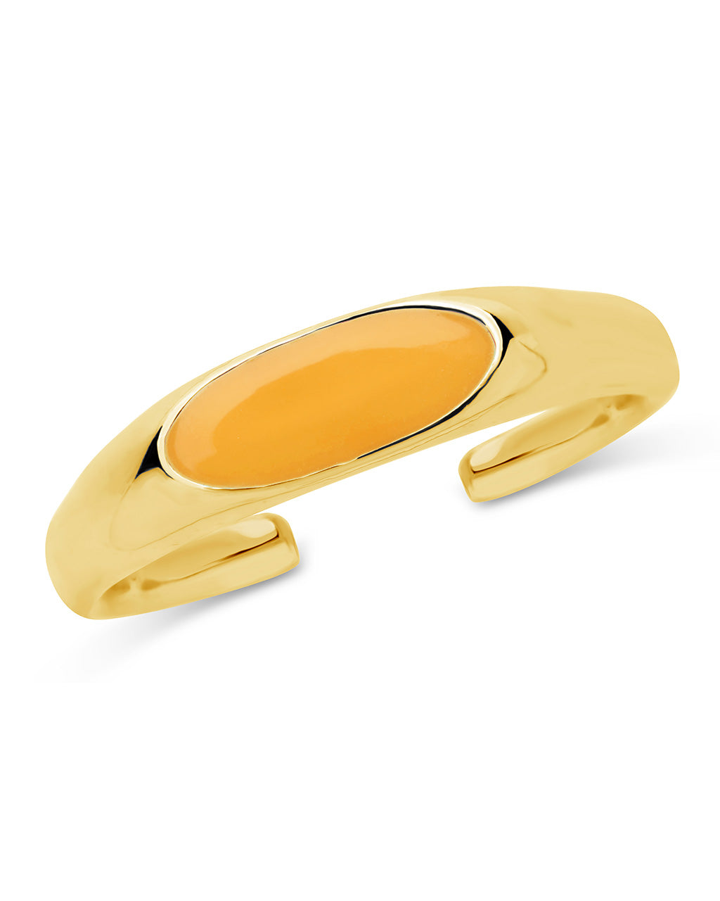 Enamel Open Signet Ring