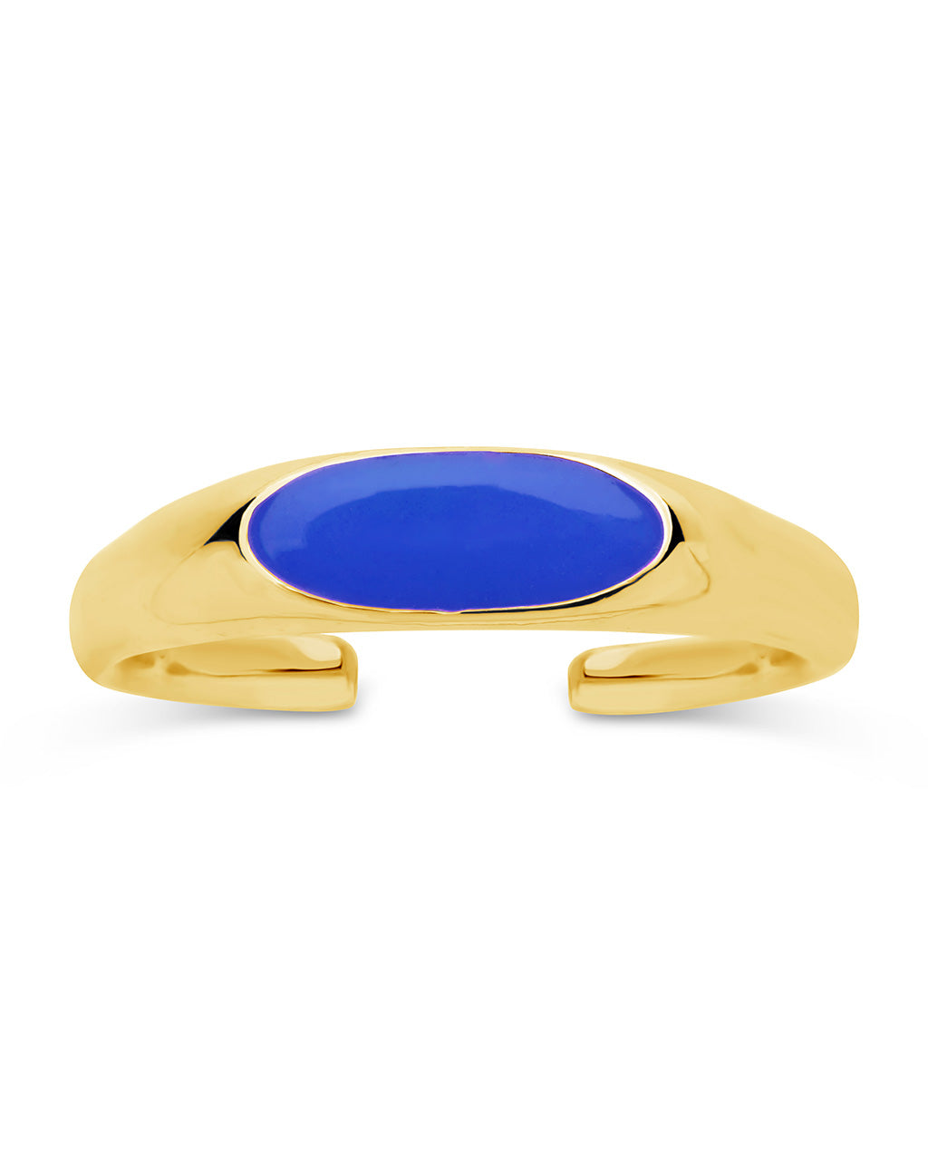 Enamel Open Signet Ring