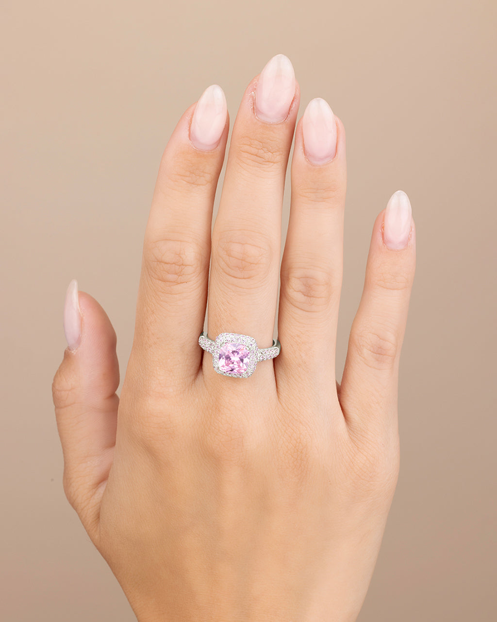 Pink CZ Legacy Ring