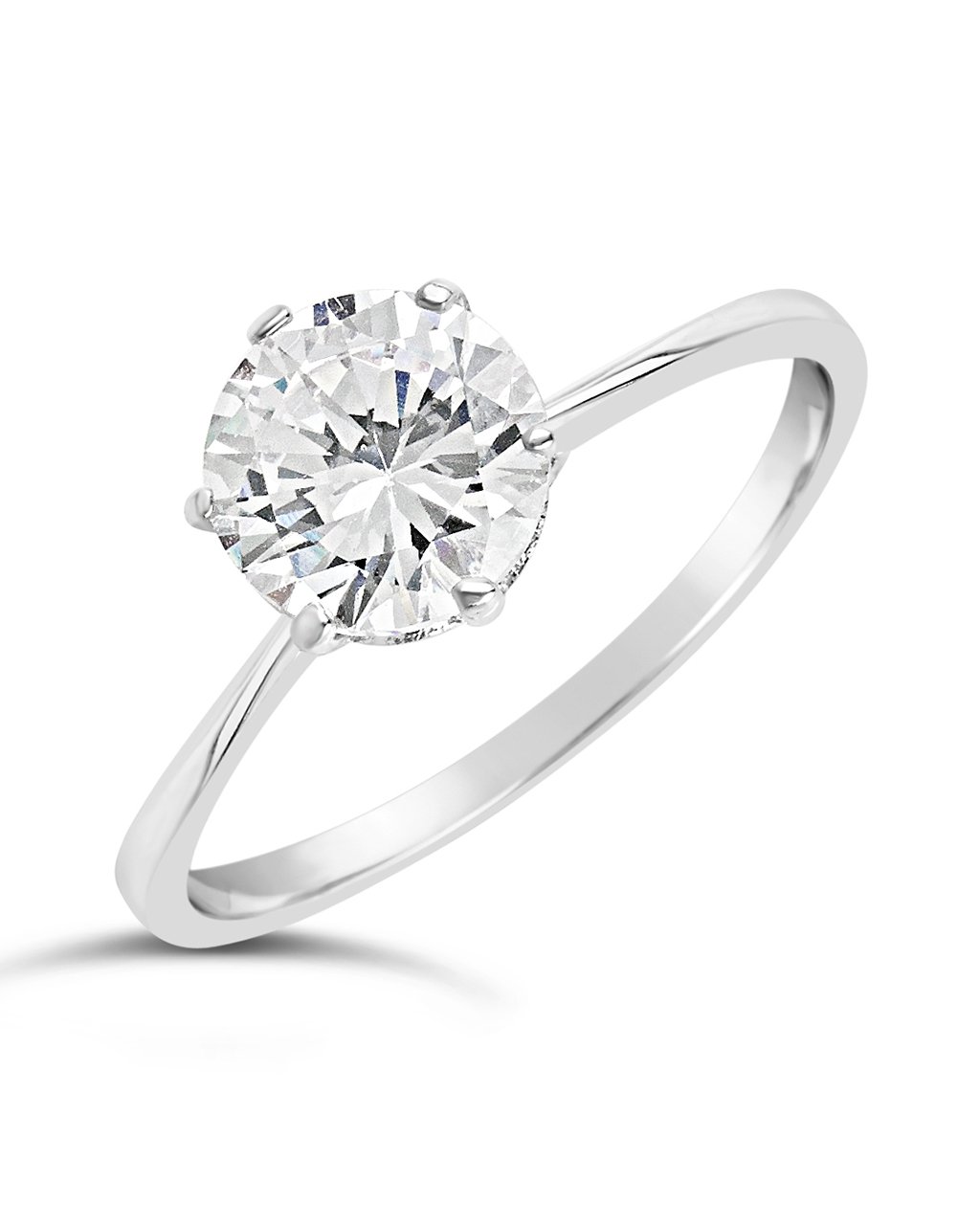 Solitaire Cubic Zirconia Promise Ring