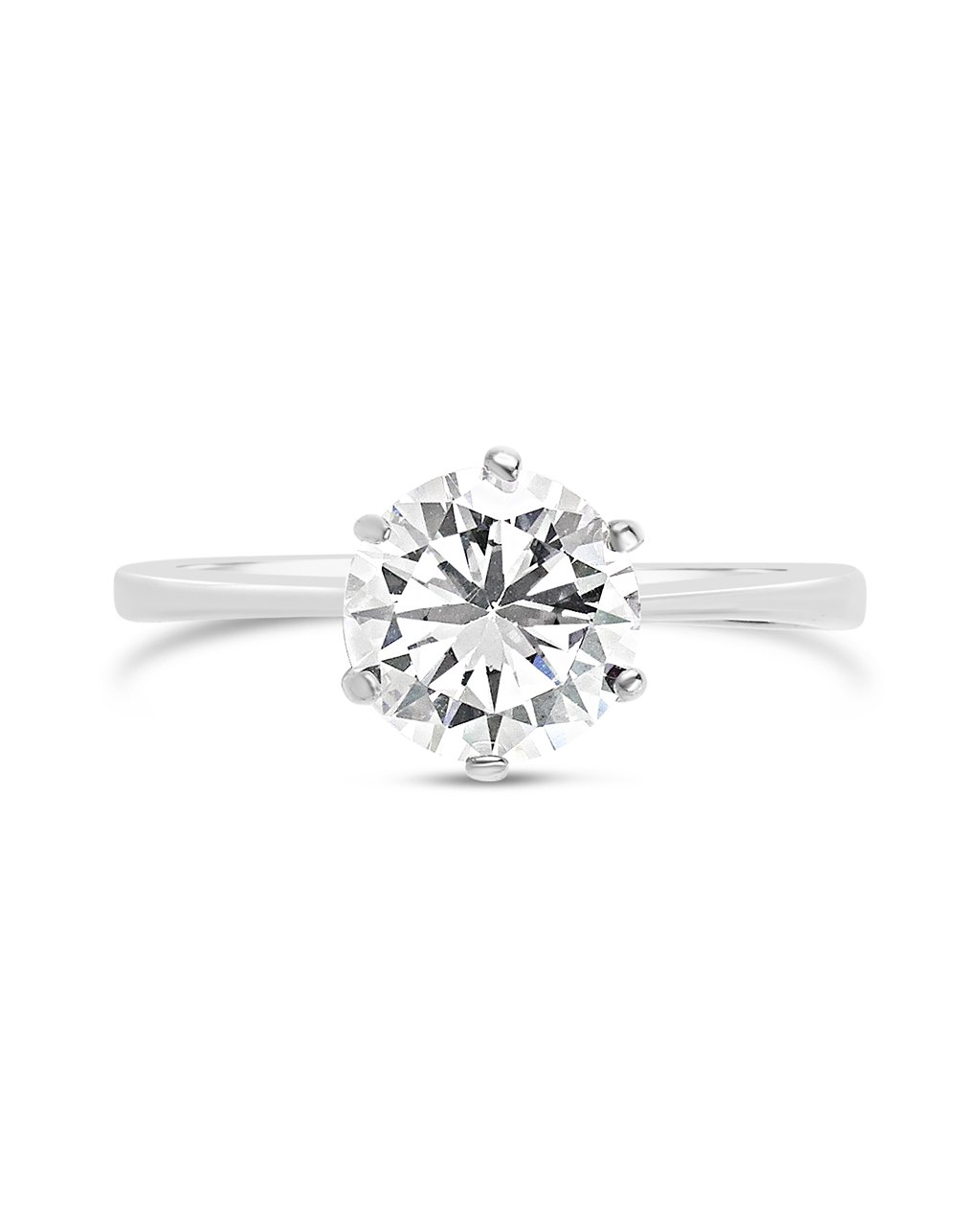 Solitaire Cubic Zirconia Promise Ring