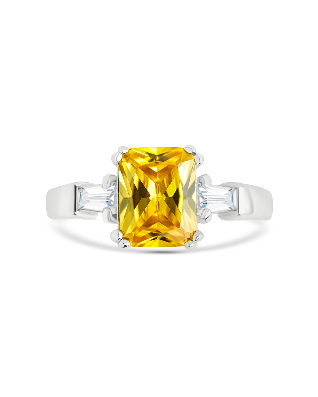 Paris's Canary CZ Engagement Ring