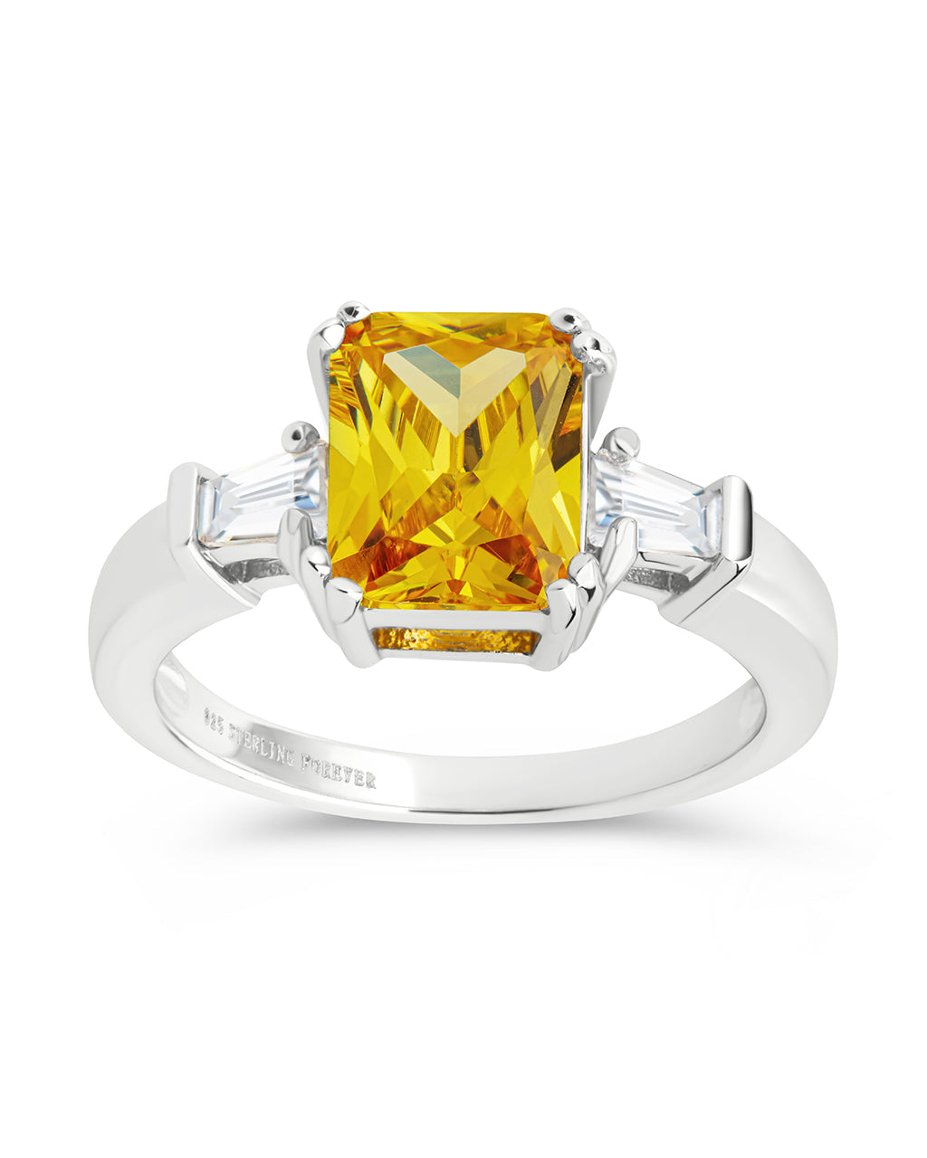 Paris's Canary CZ Engagement Ring