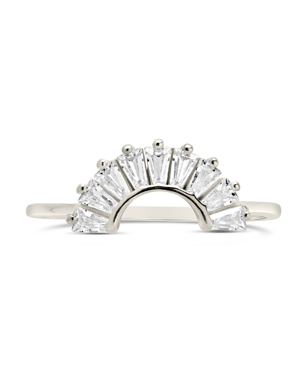 Sterling Silver CZ Dawn Stacking Ring by Sterling Forever