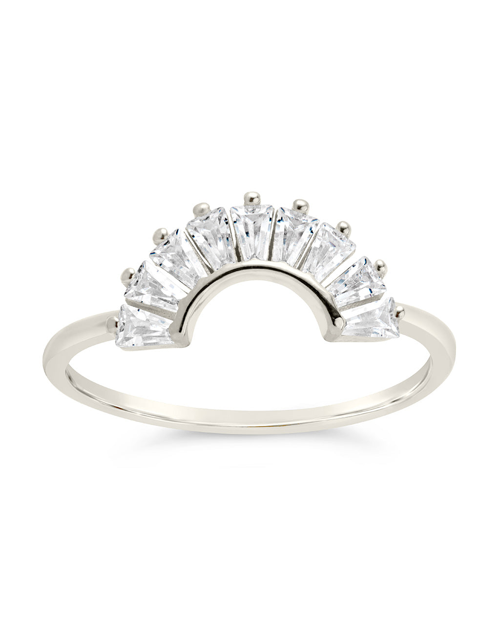 Sterling Silver CZ Dawn Stacking Ring by Sterling Forever