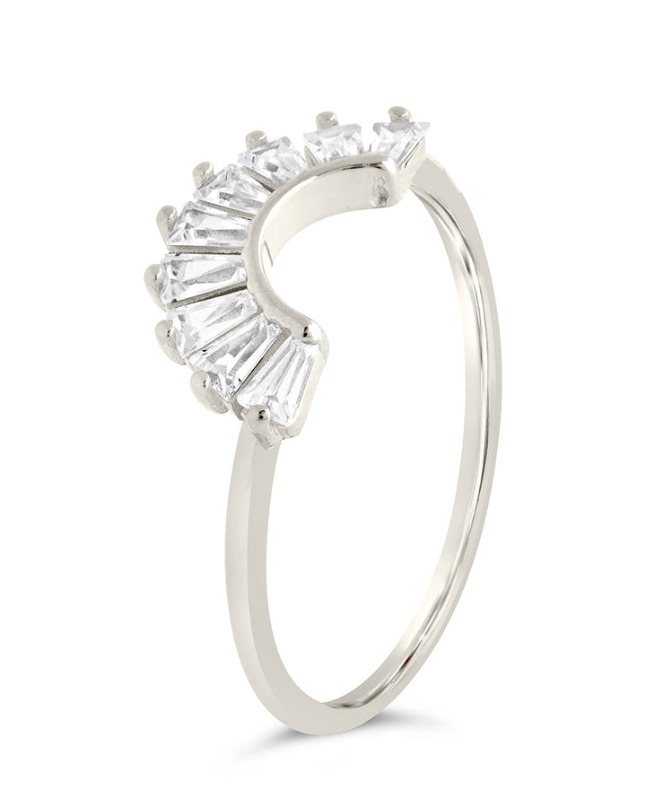 Sterling Silver CZ Dawn Stacking Ring by Sterling Forever