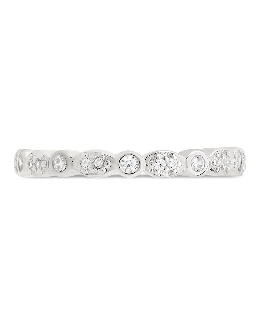CZ Bezel Band Ring
