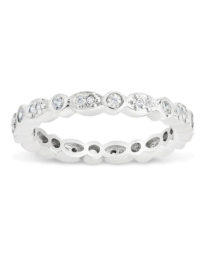 CZ Bezel Band Ring