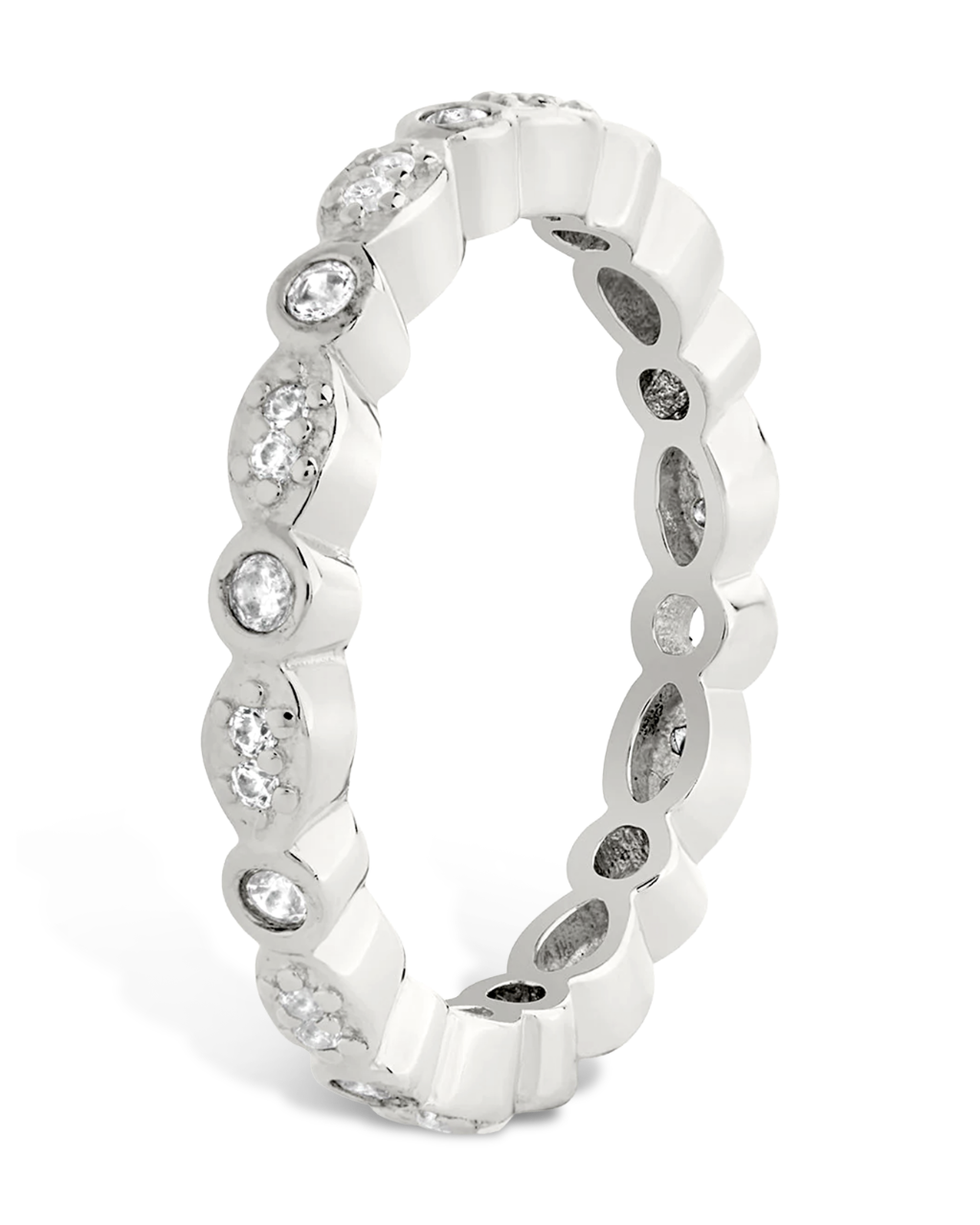 CZ Bezel Band Ring