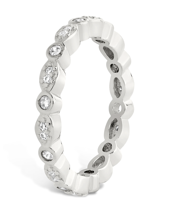 CZ Bezel Band Ring