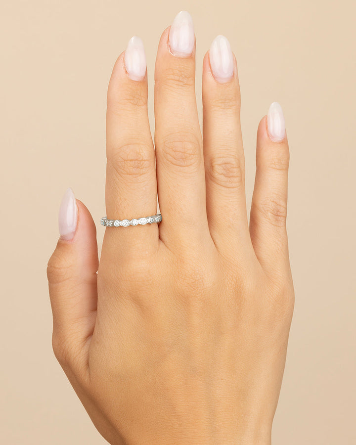 CZ Bezel Band Ring