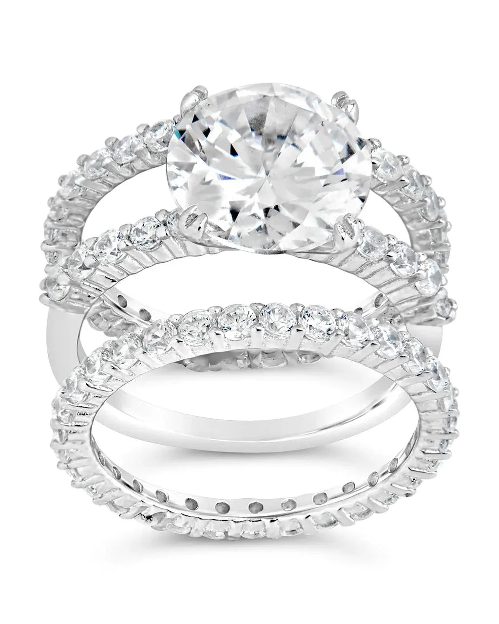 Brilliant Engagement Ring Set of 3