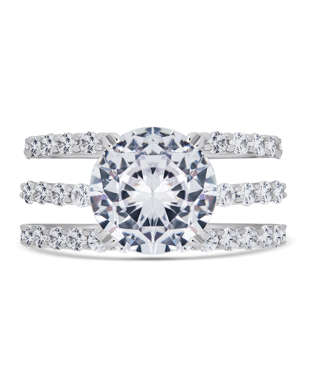 Brilliant Engagement Ring Set of 3