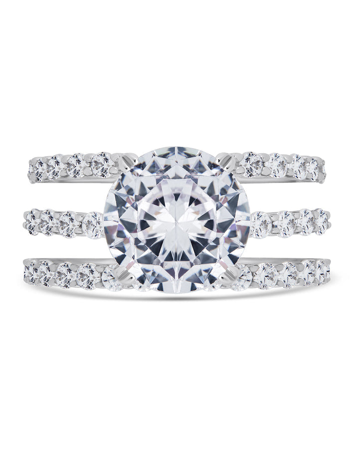 Brilliant Engagement Ring Set of 3