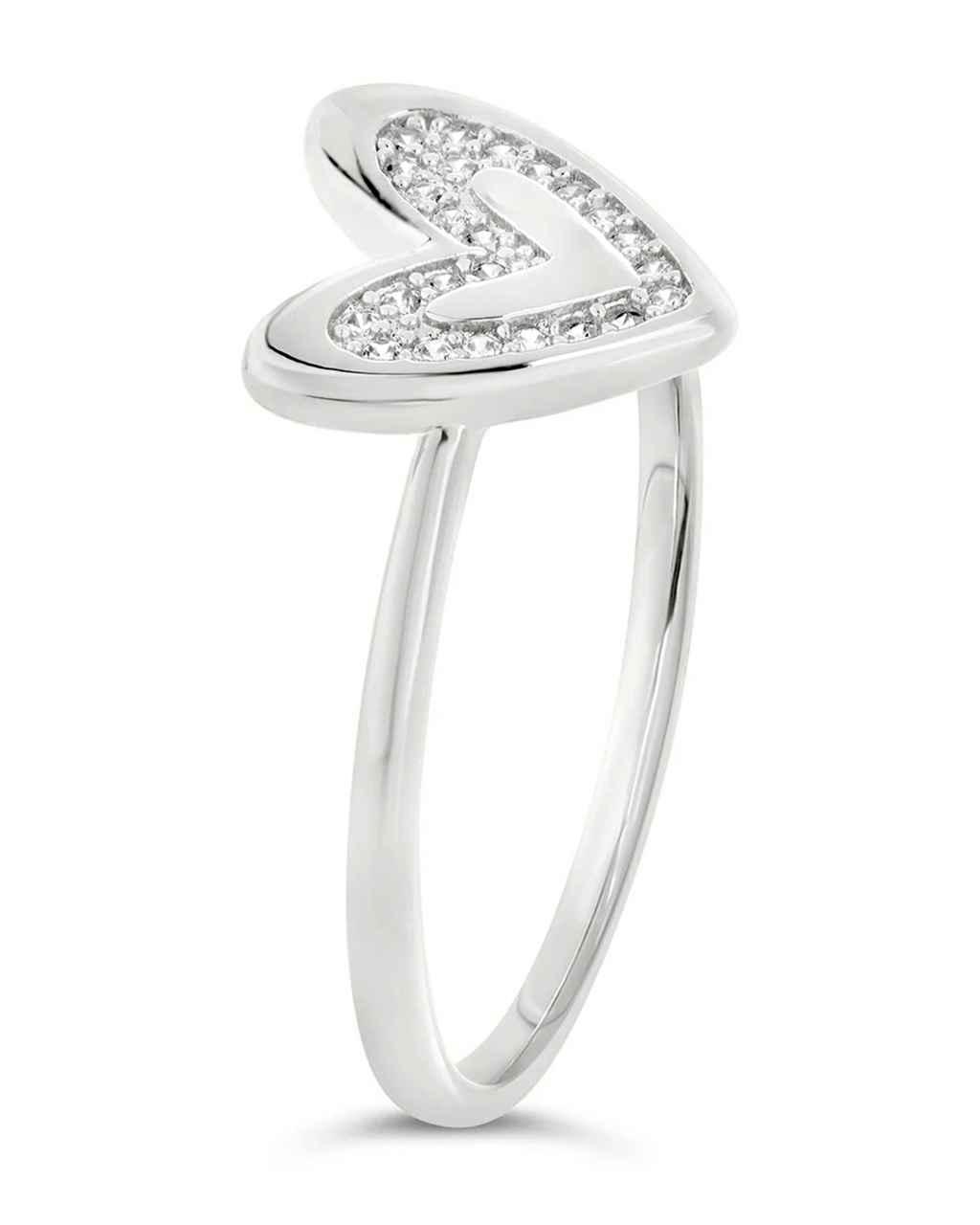 Mabel CZ Heart Ring