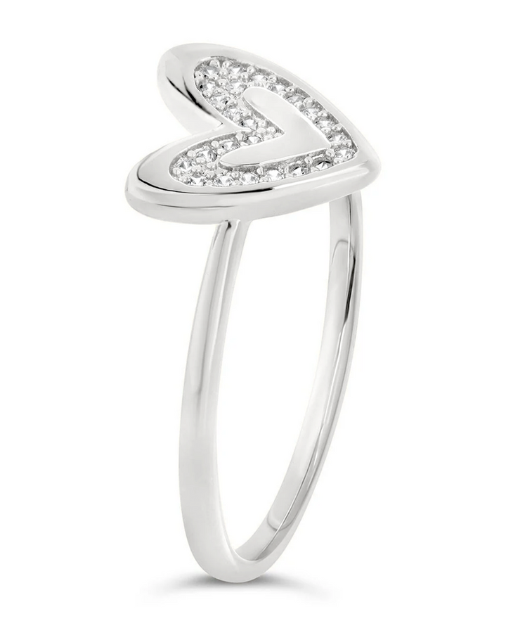 Mabel CZ Heart Ring