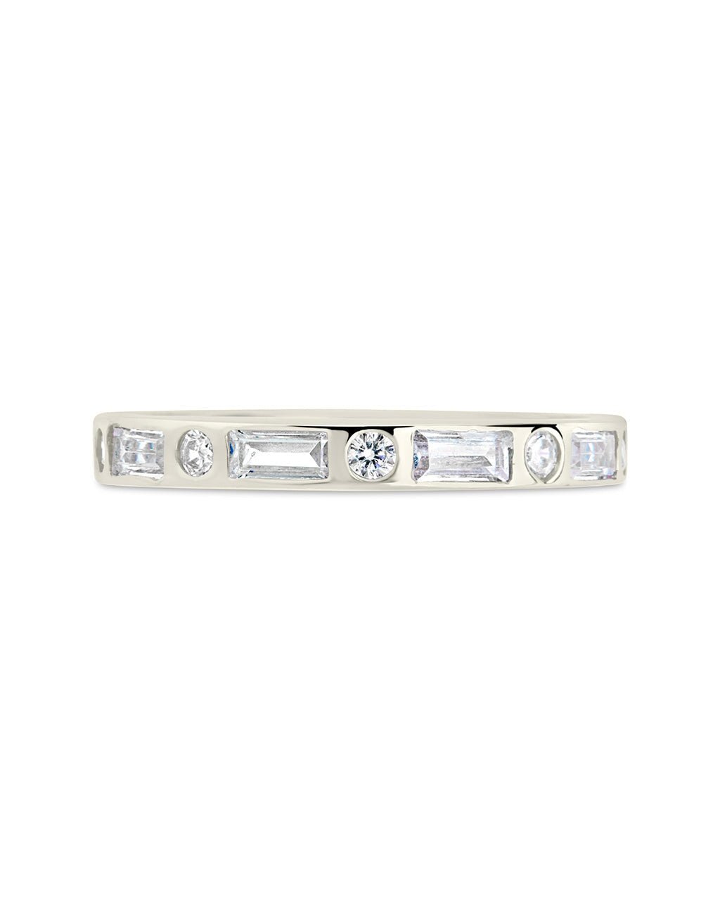 Ethel CZ Band Ring