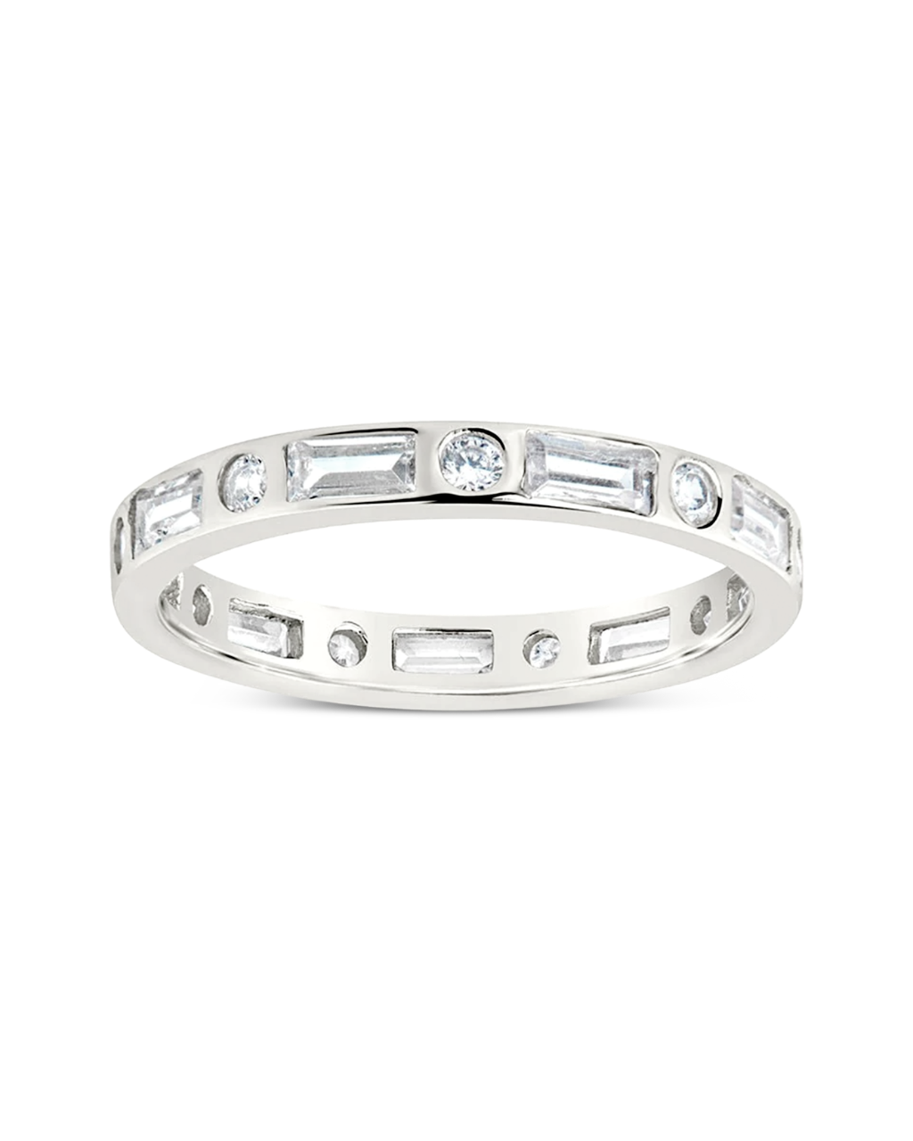 Ethel CZ Band Ring