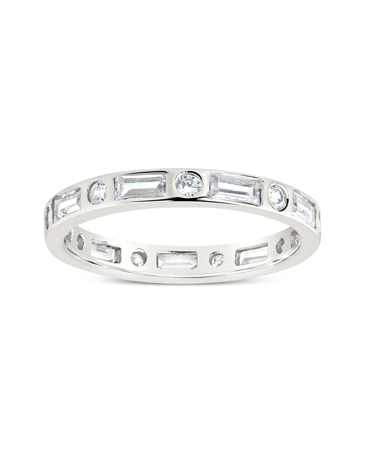 Ethel CZ Band Ring