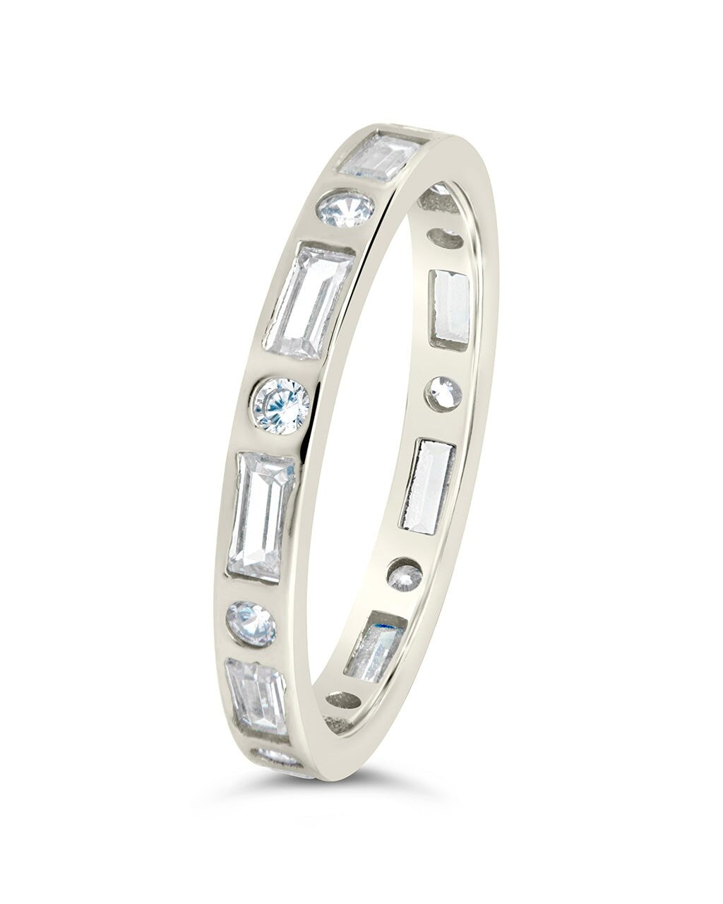 Ethel CZ Band Ring