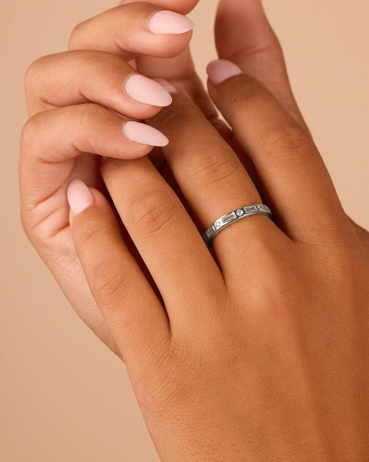 Ethel CZ Band Ring