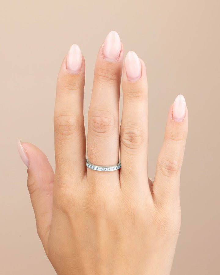 Princess Eternity Wedding Band