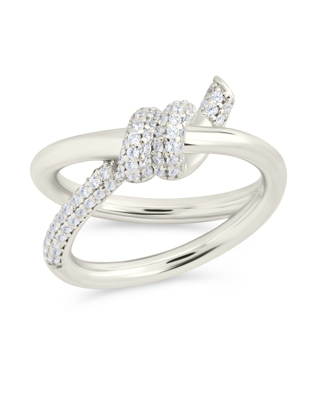 Irene CZ Twisted Ring