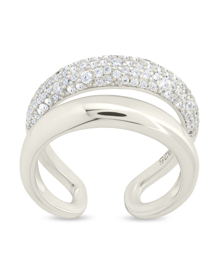 Maisey CZ Studded Open Ring