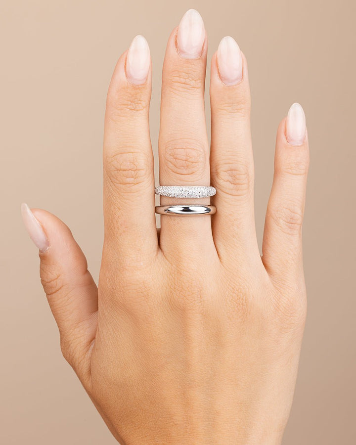 Maisey CZ Studded Open Ring